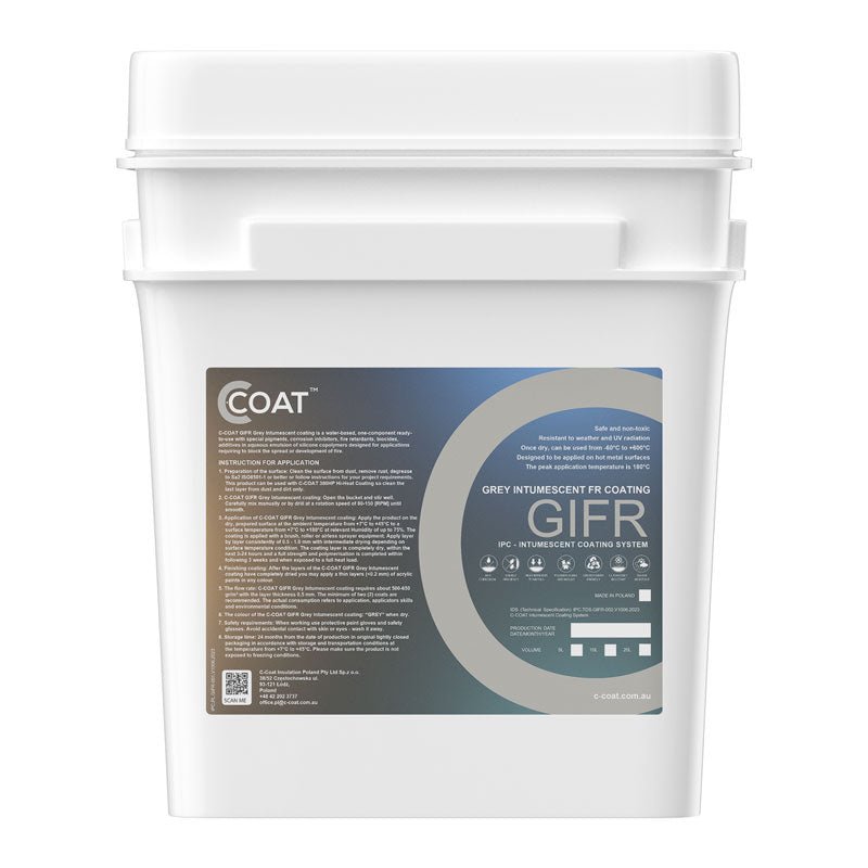 C - COAT GIFR – Gray Intumescent FR Coating - AKA Acoustics Pty Ltd