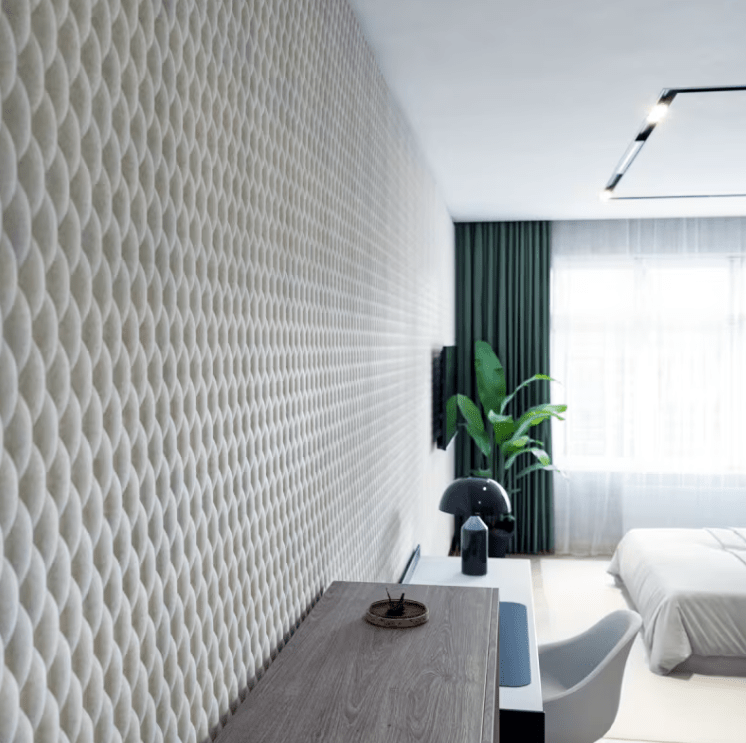 Embossed Panel Example House Emboss Panel Tufted – AKA Acoustics Pty Ltd
