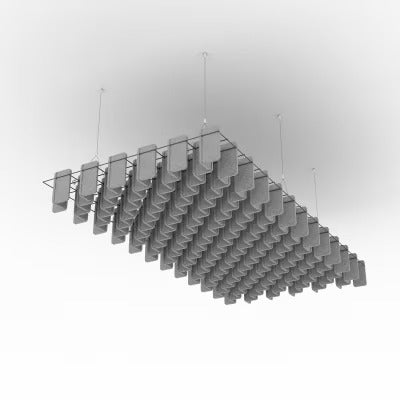 Mesh Baffles Herringbone - AKA Acoustics Pty Ltd