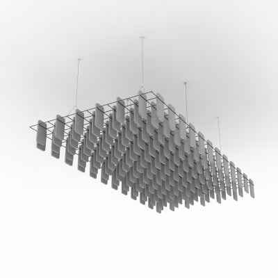 Mesh Baffles Long Offset - AKA Acoustics Pty Ltd