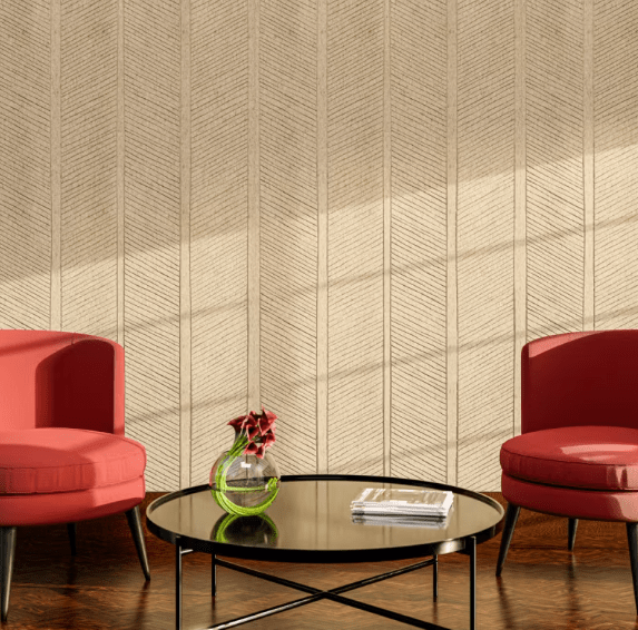 Organic Etch Panel Herringbone Stripe - AKA Acoustics Pty Ltd