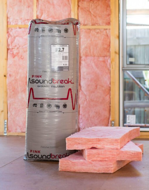 Pink Soundbreak Insulation Batts - AKA Acoustics Pty Ltd