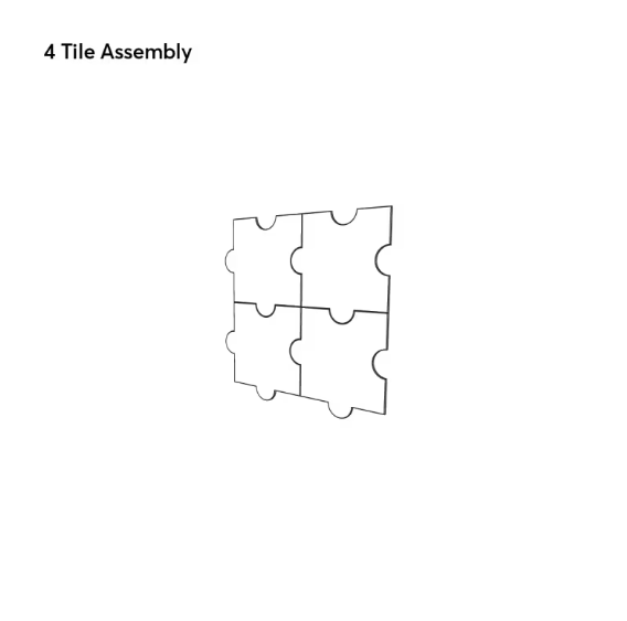 Plain Tiles Jigsaw - AKA Acoustics Pty Ltd