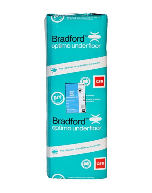 R2.5 Bradford Optimo Underfloor Insulation Batts - AKA Acoustics Pty Ltd